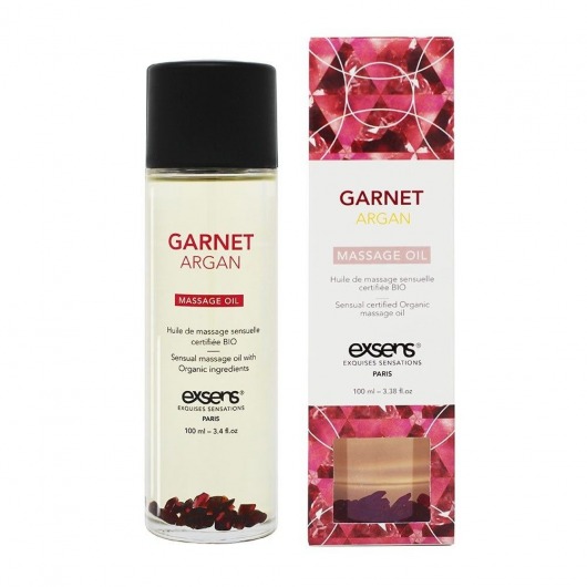 Органическое массажное масло GARNET ARGAN - 100 мл. - Exsens - купить с доставкой в Пушкино