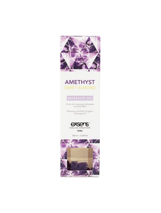 Органическое массажное масло AMETHYST SWEET ALMOND - 100 мл. - Exsens - купить с доставкой в Пушкино