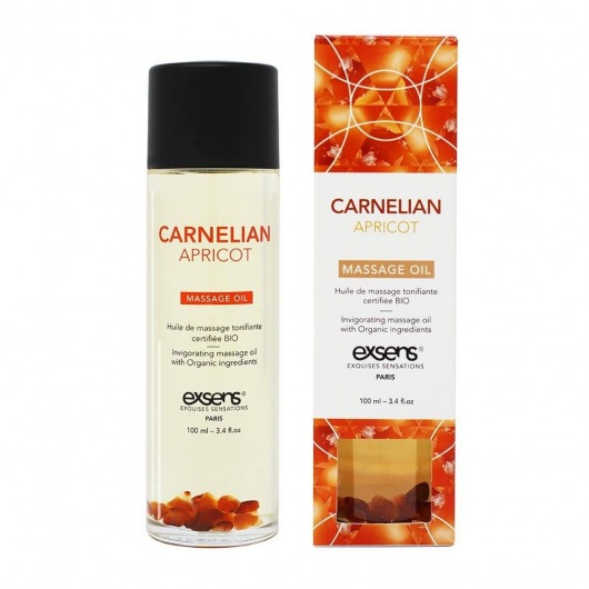 Органическое массажное масло CARNELIAN APRICOT - 100 мл. - Exsens - купить с доставкой в Пушкино