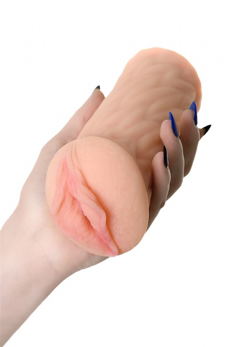 Телесный реалистичный мастурбатор-вагина Elegance.005 с вибрацией - KOKOS - в Пушкино купить с доставкой