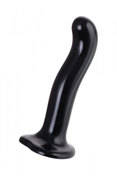 Черный стимулятор для пар P G-Spot Dildo Size L - 19 см. - Strap-on-me - в Пушкино купить с доставкой