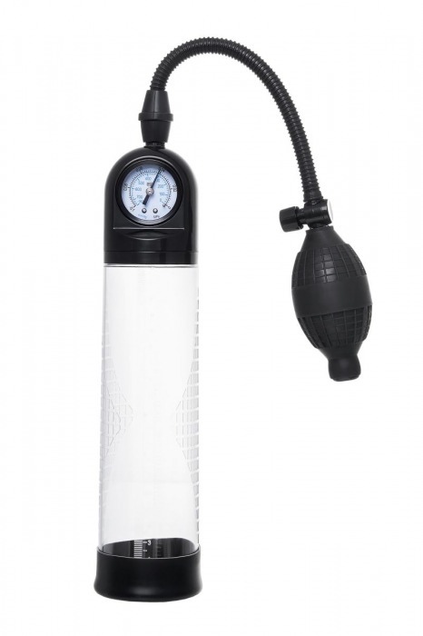 Прозрачная механическая помпа Roald с манометром - Sexus - в Пушкино купить с доставкой