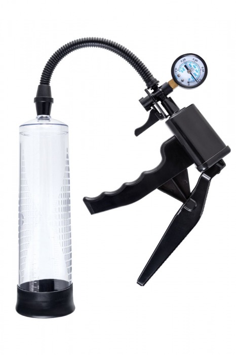 Прозрачная механическая помпа для пениса Viggo - Sexus - в Пушкино купить с доставкой