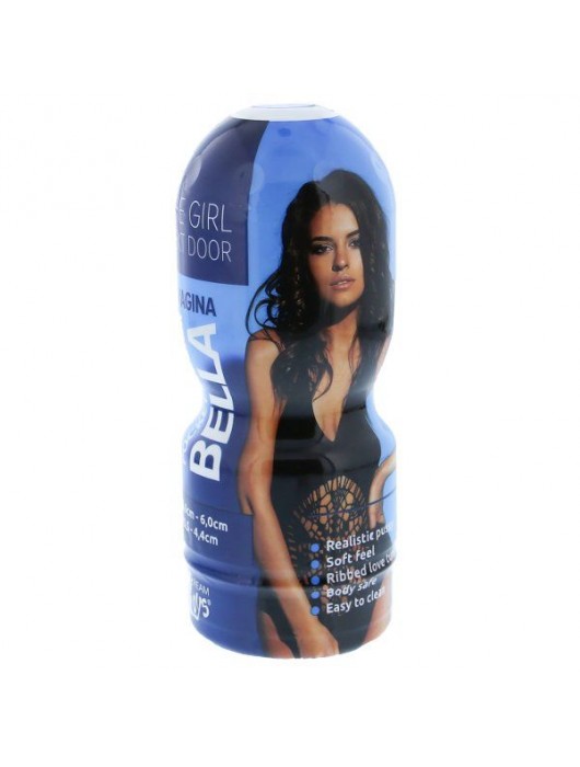 Телесный мастурбатор-вагина в тубе Bella - Dream Toys - в Пушкино купить с доставкой