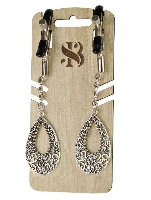 Изысканные зажимы на соски с подвесками  Шахерезада - Sitabella - купить с доставкой в Пушкино