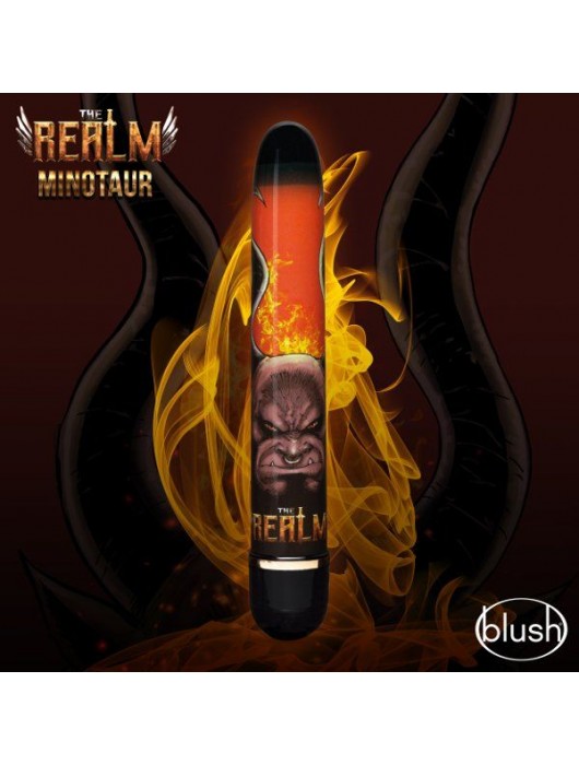 Классический вибратор Minotaur - 17,7 см. - Blush Novelties