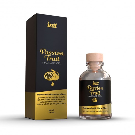 Массажный гель с ароматом маракуйи Passion Fruit - 30 мл. - INTT - купить с доставкой в Пушкино