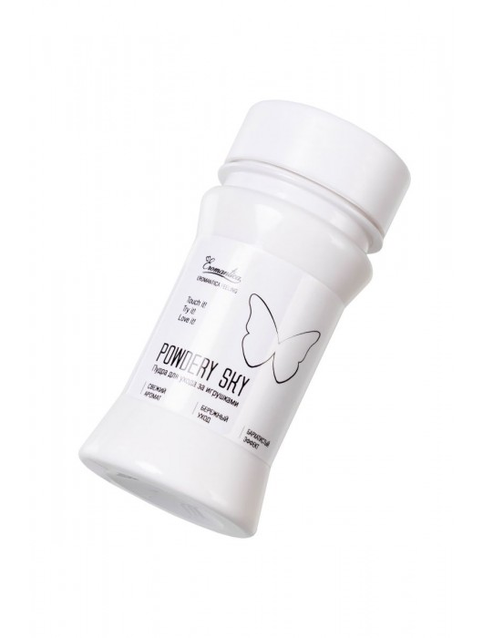 Пудра для ухода за игрушками Powdery Sky с ароматом мяты - 40 гр. - Eromantica - купить с доставкой в Пушкино