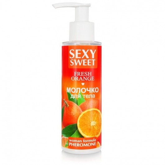 Молочко для тела с феромонами и ароматом апельсина Sexy Sweet Fresh Orange - 150 гр. -  - Магазин феромонов в Пушкино