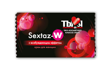 Возбуждающий крем для женщин Sextaz-W в одноразовой упаковке - 1,5 гр. - Биоритм - купить с доставкой в Пушкино