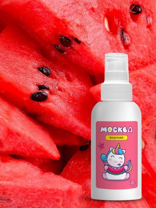 Универсальная смазка с ароматом арбуза  Москва Вкусная  - 100 мл. - Москва - купить с доставкой в Пушкино