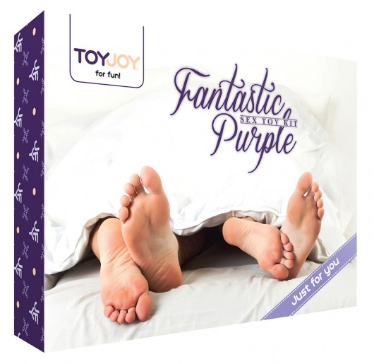 Эротический набор FANTASTIC PURPLE SEX TOY KIT - Toy Joy - купить с доставкой в Пушкино