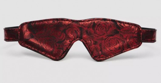 Двусторонняя красно-черная маска на глаза Reversible Faux Leather Blindfold - Fifty Shades of Grey - купить с доставкой в Пушкино