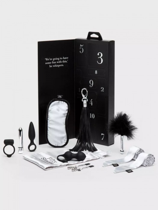 Эротический набор Pleasure Overload 10 Days of Play Gift Set - Fifty Shades of Grey - купить с доставкой в Пушкино