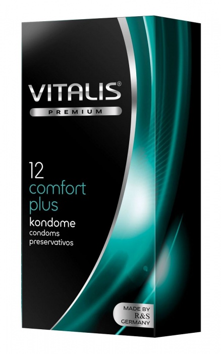 Контурные презервативы VITALIS PREMIUM comfort plus - 12 шт. - Vitalis - купить с доставкой в Пушкино