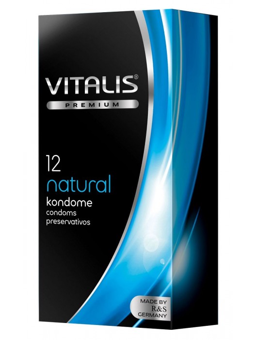 Классические презервативы VITALIS PREMIUM natural - 12 шт. - Vitalis - купить с доставкой в Пушкино