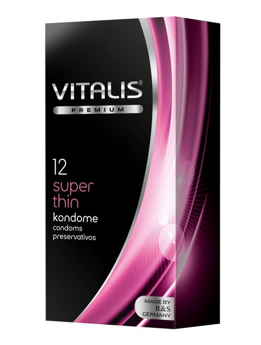 Ультратонкие презервативы VITALIS PREMIUM super thin - 12 шт. - Vitalis - купить с доставкой в Пушкино
