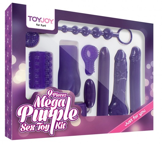 Эротический набор Toy Joy Mega Purple - Toy Joy - купить с доставкой в Пушкино