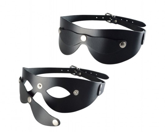 Черная кожаная маска  Новичок - Sitabella - купить с доставкой в Пушкино
