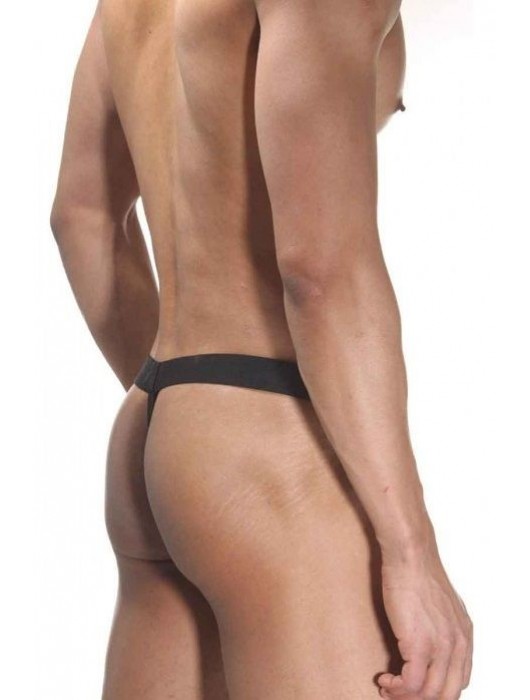 Мужские трусы-стринги с гульфиком в круглую сеточку - La Blinque купить с доставкой