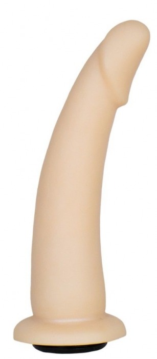 Телесная гладкая насадка-фаллоимитатор Harness - 17 см. - LOVETOY (А-Полимер) - купить с доставкой в Пушкино