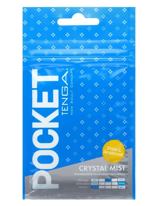 Карманный мастурбатор Crystal Mist - Tenga - в Пушкино купить с доставкой