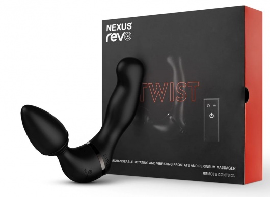 Черный гибридный вибромассажер Nexus Revo Twist - Nexus Range - в Пушкино купить с доставкой