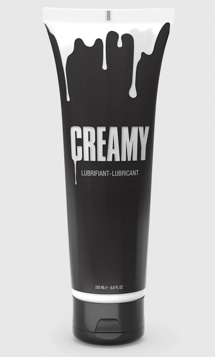 Смазка на водной основе Creamy с консистенцией спермы - 250 мл. - Strap-on-me - купить с доставкой в Пушкино