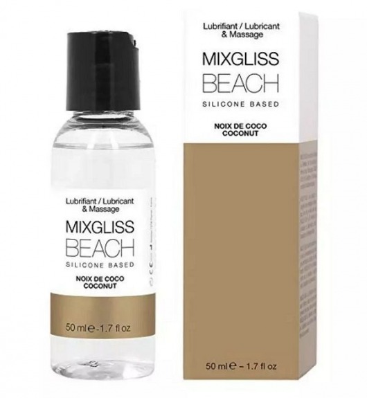 Смазка на силиконовой основе Mixgliss Beach - 50 мл. - Mixgliss - купить с доставкой в Пушкино