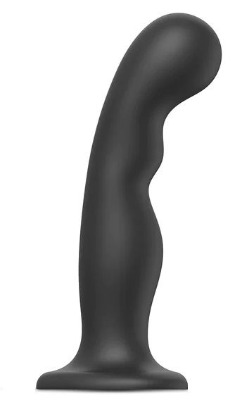 Черная насадка Strap-On-Me Dildo Plug P G size XXL - Strap-on-me - купить с доставкой в Пушкино