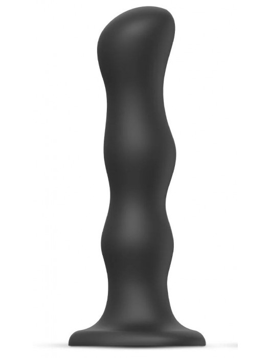 Черная насадка Strap-On-Me Dildo Geisha Balls size XL - Strap-on-me - купить с доставкой в Пушкино