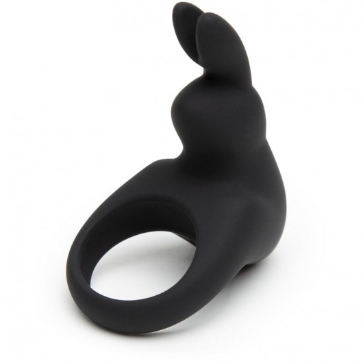 Черное эрекционное виброкольцо Happy Rabbit Rechargeable Rabbit Cock Ring - Happy Rabbit - в Пушкино купить с доставкой