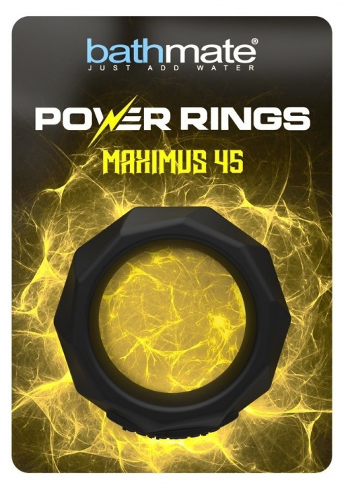 Черное эрекционное кольцо Maximus 45 - Bathmate - в Пушкино купить с доставкой