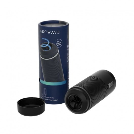 Черный мастурбатор с контролем всасывания Arcwave Pow Stroker - Arcwave - в Пушкино купить с доставкой