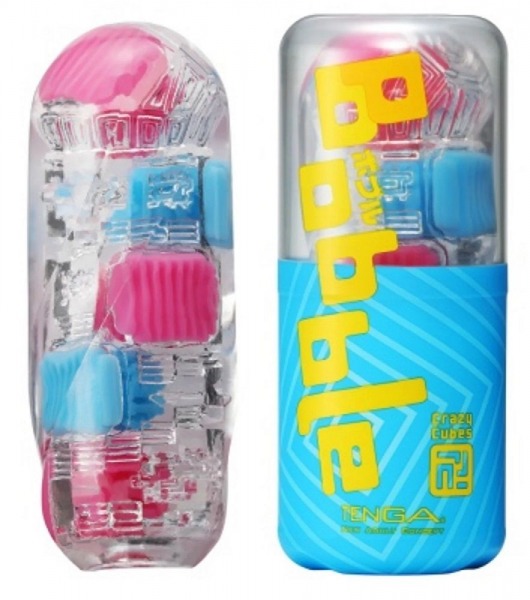Мастурбатор Tenga Bobble Crazy Cubes - Tenga - в Пушкино купить с доставкой