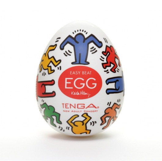 Мастурбатор-яйцо Keith Haring EGG DANCE - Tenga - в Пушкино купить с доставкой