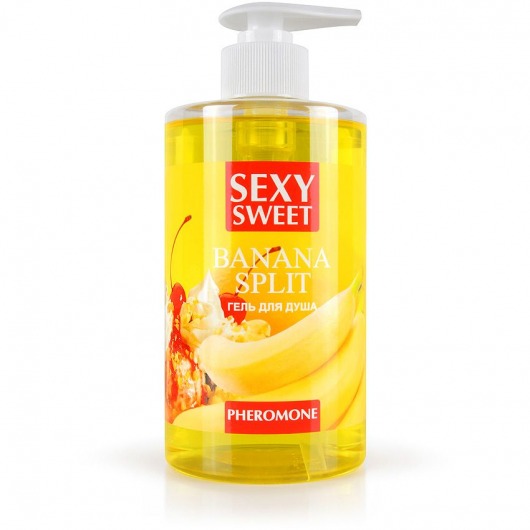 Гель для душа Sexy Sweet Banana Split с ароматом банана и феромонами - 430 мл. -  - Магазин феромонов в Пушкино