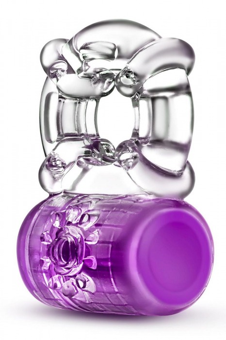 Фиолетовое эрекционное виброкольцо Pleaser Rechargeable C-Ring - Blush Novelties - в Пушкино купить с доставкой