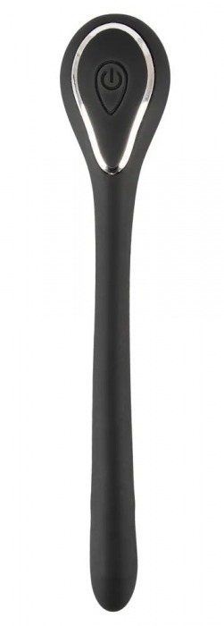 Черный гибкий уретральный стимулятор с вибрацией Vibrating Bendable Dilator - 13,5 см. - Orion - купить с доставкой в Пушкино