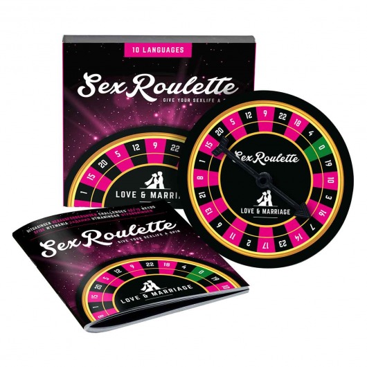 Настольная игра-рулетка Sex Roulette Love   Marriage - Tease&Please - купить с доставкой в Пушкино
