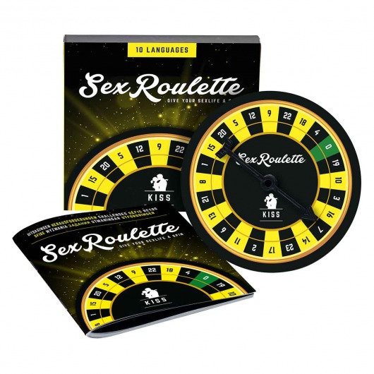 Настольная игра-рулетка Sex Roulette Kiss - Tease&Please - купить с доставкой в Пушкино
