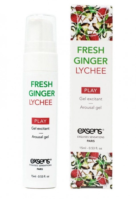 Возбуждающий гель Fresh Ginger Lychee Arousal Gel - 15 мл. - Exsens - купить с доставкой в Пушкино