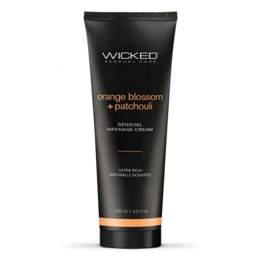 Массажный легкий крем WICKED Orange Blossom plus Patchouli - 120 мл. - Wicked - купить с доставкой в Пушкино