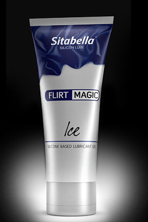 Силиконовая гель-смазка FLIRT MAGIC Ice с лёгким пролонгирующим эффектом - 75 мл. - Sitabella - купить с доставкой в Пушкино