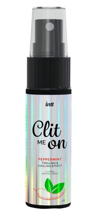 Клиторальный возбуждающий спрей Clit Me On Peppermint - 12 мл. - INTT - купить с доставкой в Пушкино