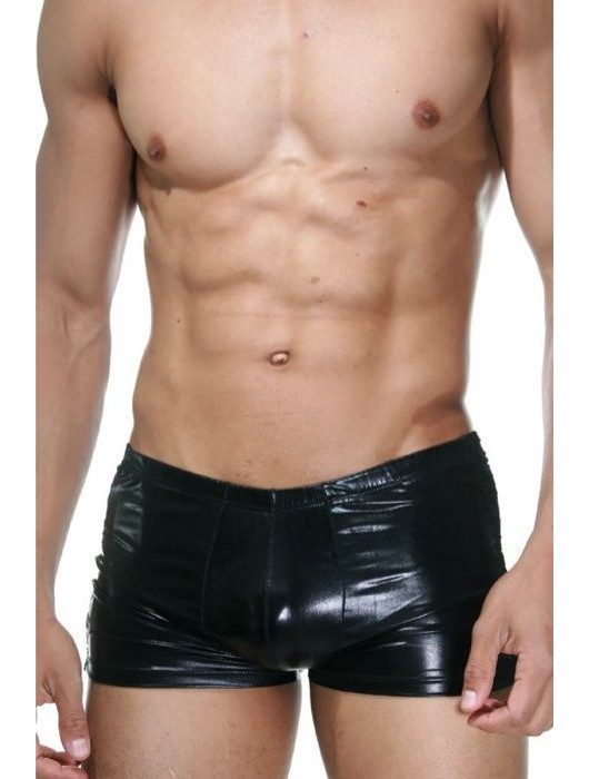 Мужские черные боксеры с кружевными вставками по бокам - La Blinque купить с доставкой