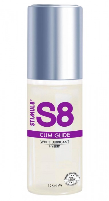 Гибридный лубрикант S8 Hybrid Cum Glide с консистенцией спермы - 125 мл. - Stimul8 - купить с доставкой в Пушкино