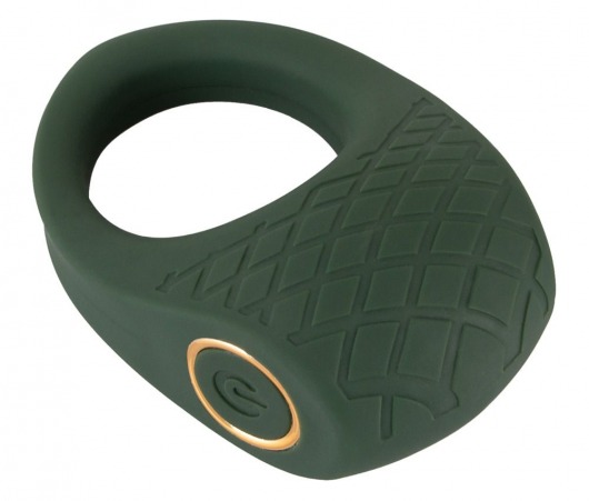 Зеленое эрекционное виброкольцо Luxurious Vibro Cock Ring - Orion - в Пушкино купить с доставкой