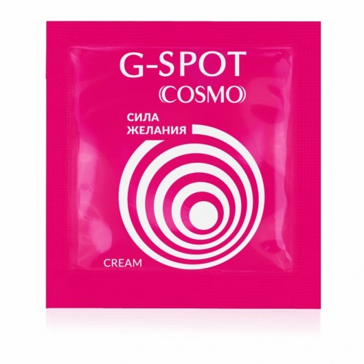 Стимулирующий интимный крем для женщин Cosmo G-spot - 2 гр. - Биоритм - купить с доставкой в Пушкино
