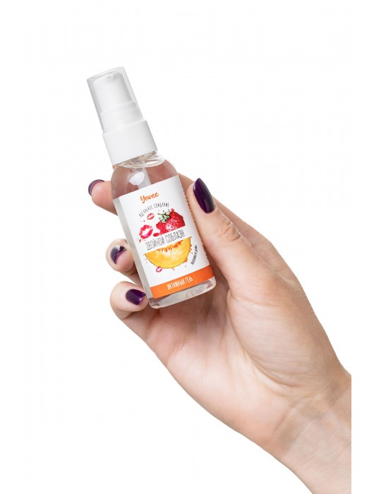 Съедобная гель-смазка Yovee «Двойной соблазн» с Д-пантенолом и вкусом клубники и дыни - 50 мл. - ToyFa - купить с доставкой в Пушкино